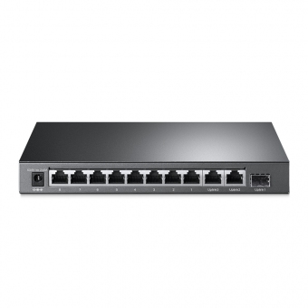 Switch réseau 8 ports 10/100 Mbps PoE 802.3af/at + 3 ports + 1 SFP Gigabit TP-Link TL-SL1311MP 