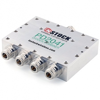 Splitter/Combiner 4 voies 0.7-2.7 GHz N-Femelle InStock PD2041 